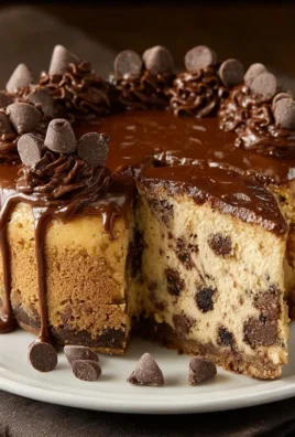 Chocolate Chip Cookie Bottomed Cheesecake