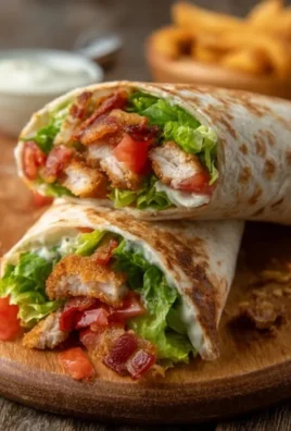 Crispy Chicken Beef Beef Bacon Ranch Wrap